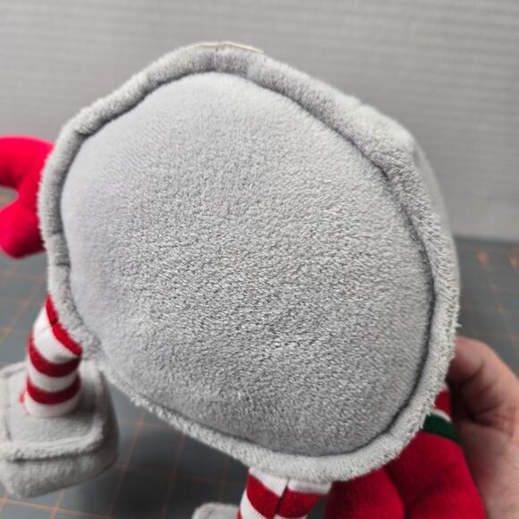 Walmart Dreams Christmas Girl Robot Plush Bow Scarf Candy Cane Arms Legs Shirt - Picture 6 of 10